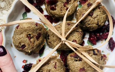 Cranberry + Ginger Butter Cookies
